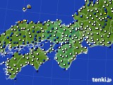 2025年05月10日の近畿地方のアメダス(風向・風速)