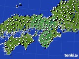 2025年05月12日の近畿地方のアメダス(風向・風速)