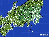 2025年05月14日の関東・甲信地方のアメダス(風向・風速)