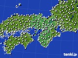2025年05月15日の近畿地方のアメダス(風向・風速)