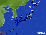 アメダス実況(日照時間)(2025年05月18日)