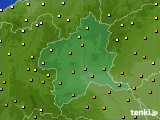 群馬県のアメダス実況(気温)(2025年05月22日)
