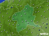 群馬県のアメダス実況(風向・風速)(2025年05月22日)