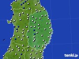 岩手県のアメダス実況(風向・風速)(2025年06月01日)