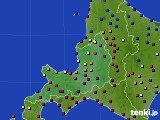 道央のアメダス実況(日照時間)(2025年06月13日)