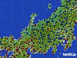 北陸地方のアメダス実況(日照時間)(2025年06月16日)