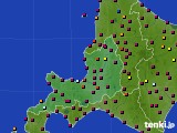 道央のアメダス実況(日照時間)(2025年06月19日)