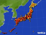 アメダス実況(気温)(2025年06月19日)
