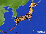 アメダス実況(気温)(2025年06月24日)