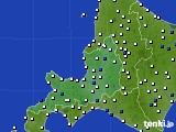 道央のアメダス実況(風向・風速)(2025年07月15日)