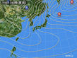 2015年01月11日の実況天気図