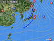 2015年02月08日の実況天気図