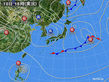 2015年05月10日の実況天気図