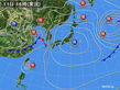 2015年05月11日の実況天気図