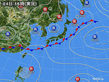 2015年07月04日の実況天気図