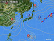 2015年07月11日の実況天気図