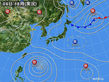 2015年08月06日の実況天気図