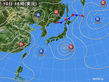 2015年08月10日の実況天気図
