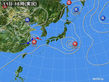 2015年08月11日の実況天気図