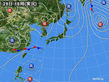 2015年08月28日の実況天気図