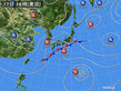 2015年09月17日の実況天気図