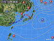 2015年10月01日の実況天気図