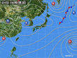2015年10月04日の実況天気図