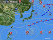 2015年10月21日の実況天気図