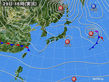 2015年10月29日の実況天気図