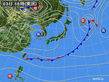 2015年11月03日の実況天気図