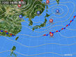 2015年11月12日の実況天気図