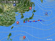 2015年11月23日の実況天気図