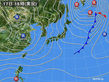 2015年12月17日の実況天気図