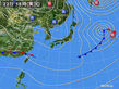 2015年12月22日の実況天気図