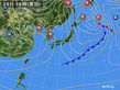 2015年12月25日の実況天気図