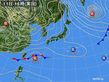 2016年01月11日の実況天気図