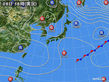 2016年02月08日の実況天気図