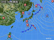 2016年03月07日の実況天気図