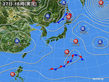 2016年03月27日の実況天気図