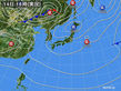 2016年05月14日の実況天気図