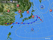 2016年06月17日の実況天気図