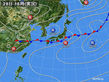 2016年06月28日の実況天気図