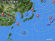 2016年07月19日の実況天気図