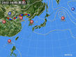 2016年07月25日の実況天気図