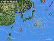 2016年08月07日の実況天気図