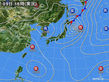 2016年08月09日の実況天気図