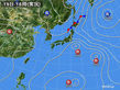 2016年08月19日の実況天気図