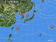 2016年08月31日の実況天気図