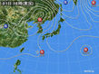 2016年09月01日の実況天気図