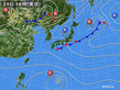 2016年09月24日の実況天気図